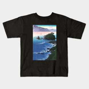 Kude Beach in Wakasa by Kawase Hasui Kids T-Shirt